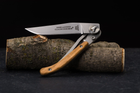 Нож карманный Claude Dozorme, Laguiole Liner Lock, ручка из оливкового дерева (1.60.142.89) - изображение 4