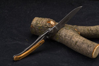 Ніж кишеньковий Claude Dozorme, Laguiole Liner Lock, ручка з оливкового дерева (1.60.142.89) - зображення 5