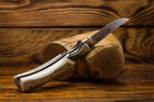 Охотничий складной нож Claude Dozorme, EOK Mister Blade, ручка из рога оленя (1.15.140.79) - изображение 6