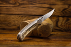 Охотничий складной нож Claude Dozorme, EOK Mister Blade, ручка из рога оленя (1.15.140.79) - изображение 8