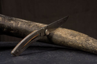 Нож карманный Claude Dozorme, LeThiers Liner Lock, дамаск, ручка из рога барана (5.90.142.37D) - изображение 5