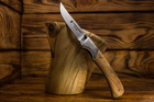 Охотничий складной нож Claude Dozorme, EOK Mister Blade, ручка из оливкового дерева (1.15.140.89) - изображение 13