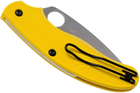 Нож Spyderco Salt UK Penknife LC200N Yellow - изображение 5
