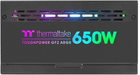 Zasilacz Thermaltake GF2 650 W 24-pin ATX ATX Czarny (PS-TPD-0650F3FAGE-2) - obraz 3
