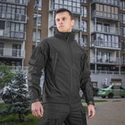 Тактическая куртка демисезонная военная M-Tac куртка Soft Shell Black Soft Shell черный S (OPT-45081) - изображение 4