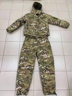 Тактический костюм военный мультикам зимний softshell зимняя форма 2XL (OPT-72131) - изображение 1