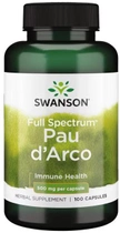 Swanson Full Spectrum Pau D'Arco 500 mg 100 kapsułek (SW424) - obraz 1