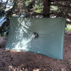 Тактичний пончо ЗСУ (плащ-палатка) ТТХ олива XXXL - зображення 9