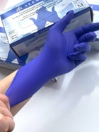 Перчатки нитриловые Alexpharm Cobalt blue размер S 100 шт - изображение 3