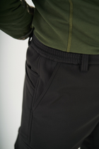Тактические штаны UKM Софтшел 62 (3XL) черный прямые - изображение 4
