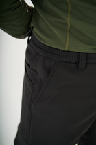 Тактичні штани UKM Софтшел 54-56 (L) чорні прямі - зображення 4