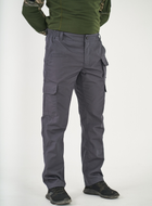 Тактические штаны UKM 54 (XL) серый прямые рип стоп - изображение 1