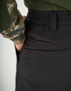 Тактичні штани UKM Софтшел 58 (XL) чорні прямі - зображення 5