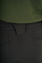 Тактические штаны UKM Софтшел 62 (3XL) черный прямые - изображение 6