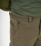 Тактические штаны UKM Софтшел 54-56 (L) оливковый прямые - изображение 6
