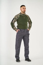 Тактические штаны UKM 48 (S) серый карго рип стоп - изображение 6
