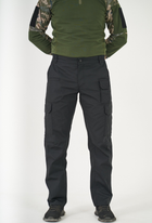 Тактические штаны UKM 52 (L) черный прямые рип стоп - изображение 1
