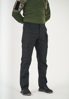 Тактические штаны UKM 52 (L) черный прямые рип стоп - изображение 2