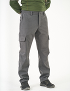 Тактичні штани UKM Софтшел 58 (XL) сірі прямі - зображення 2