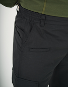 Тактичні штани UKM 52 (L) чорні прямі ріп стоп - зображення 4