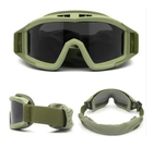 Тактичні окуляри Revision Desert Locust, маска такична 3 скла в комплекті - изображение 3