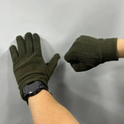 Перчатки тактические флисовые для ВСУ, Олива - изображение 5