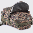 Тактический рюкзак на 30 литров с креплением Молли, Темный пиксель - изображение 5