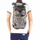 Армейский тактический рюкзак M05 25л (42х24х20см), Пиксель - изображение 3