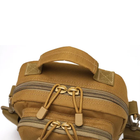 Тактическая сумка через плечо 5 л, А46, Песочная - изображение 6