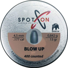 Кулі пневматичні Spoton Blow Up 400шт, 4,5 мм, 0.842г - зображення 1