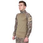 Рубашка мужская тактическая с длинным рукавом для военных и армии ВСУ, Хаки L - изображение 2