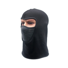 Балаклава маска Саб-Зиро Флис (военная, тактическая, подшлемник, мафия, ниндзя, бандитка, хулиганка) Черная, Унисекс WUKE One size - изображение 2