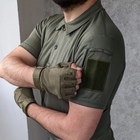 Футболка чоловіча поло з коротким рукавом тактична для військових, Хакі XXL - зображення 7