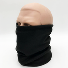 Тактический бафф-маска флисовый зимний, Черный - изображение 7