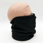 Тактический бафф-маска флисовый зимний, Черный - изображение 8