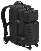 Військовий рюкзак тактичний Cooper Lasercut medium Brandit 25л, Чорний - зображення 1