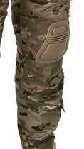 Військові тактичні штани мультикам з наколінниками, розмір XL - зображення 4