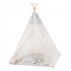 Дитяча палатка (вігвам) Springos Tipi XXL TIP14 White/Mix - зображення 1