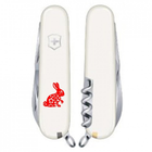 Нож Victorinox Spartan Zodiac White "Бенгальський Кролик" Red (1.3603.7_Z2061u) - изображение 2