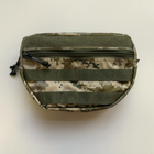 Напашна тактична сумка на броніжилет (напашник) TR, адмін-підсумок, піксель - зображення 4
