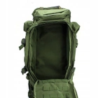 Рюкзак сумка снайперський 70 л Оливковий з водонепроникного нейлону 600D Оxford База для модульної системи Molle дволямковий з регульованими ременями - зображення 8