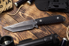 Нож Нескладной Тактический Черный «Urban Tactical» с креплением под Молли - изображение 2