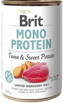 Вологий корм для собак Brit Mono Protein Dog З тунцем і бататом