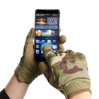 Перчатки тактические армейские с пальцами ВСУ Мультикам 20222176 10000 L койот (SK-N10000S) - изображение 2