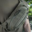 Сумка тактическая военная M-Tac Waist Bag Elite Hex Ranger Green на пояс Olive (SK-N1363S) - изображение 7