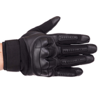 Перчатки тактические с закрытыми пальцами Zelart Heroe 8797 размер L Black - изображение 2