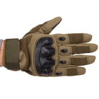 Перчатки тактические с закрытыми пальцами Zelart Heroe 8794 размер M Olive - изображение 3