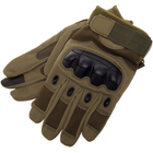 Перчатки тактические с закрытыми пальцами Zelart Heroe 8794 размер M Olive - изображение 6