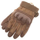 Перчатки тактические с закрытыми пальцами Zelart Military Rangers Heroe 9879 размер XL Khaki - изображение 4