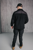 Кофта флісова поліція Чоловіча в кольорі чорний з водовідштовхувальними вставками 58 чорна 00034 - зображення 2